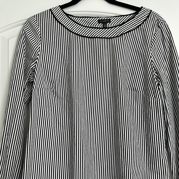 Talbots Tops - Talbots black/white stripe top
